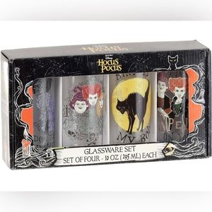 Silver Buffalo Hocus‎ Pocus Glass Tumbler Set Standard
